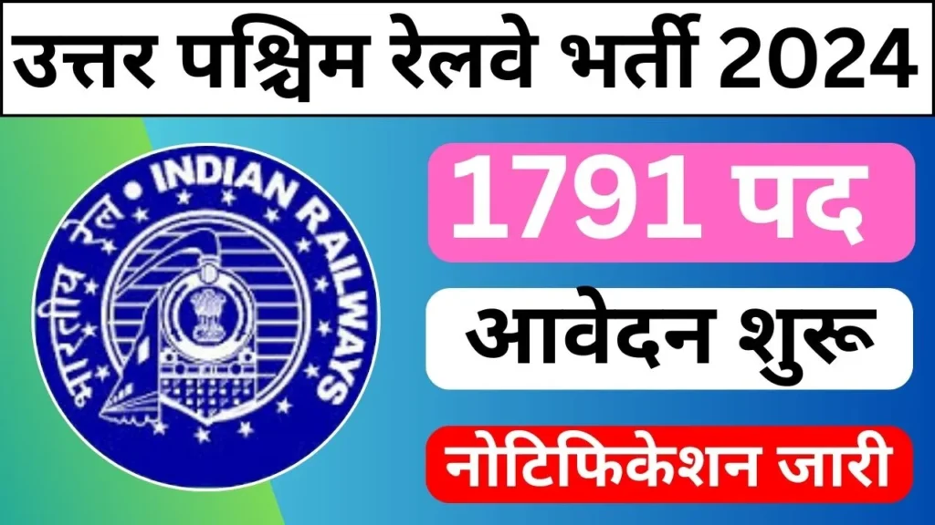 Railway NWR Vacancy 2024 Notification
