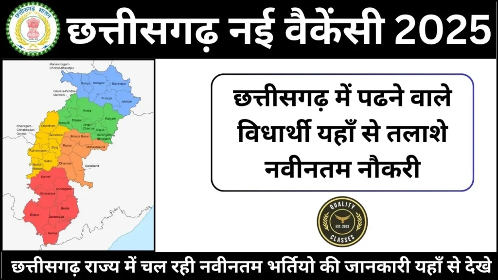 Chhattisgarh Govt Jobs 2025